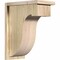 Ekena Millwork Del Monte Rough Sawn Corbel w/Backplate, Douglas Fir, 8"W x 14"D x 18"H COR08X14X18DEL01RDF - alternate 1